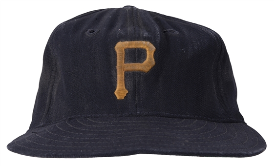 Circa 1955-1964 Roberto Clemente Game Used Pittsburgh Pirates Cap (MEARS)
